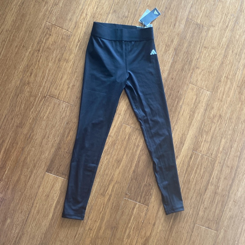 New w tags- Adidas women’s TF long tights with mesh back detail